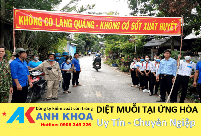 Dịch vụ phun thuốc diệt muỗi tại huyện Ứng Hòa