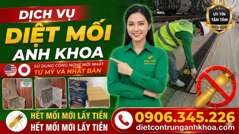 Dịch vụ diệt mối Anh Khoa - 0906 345 226